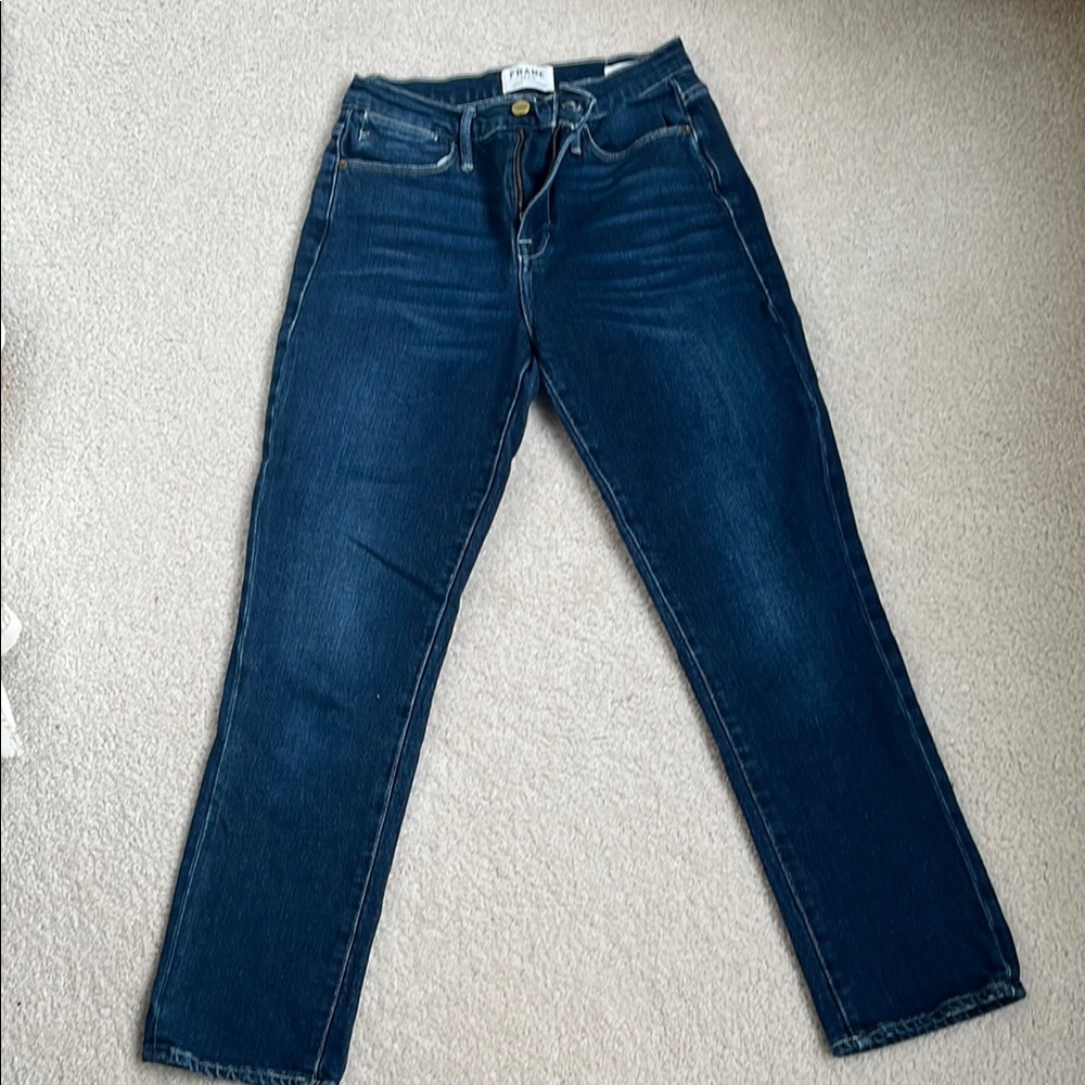 Dark Blue Denim Jeans
